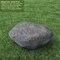 Decorative Outdoor Weather-Resistant Artistic Artificial Faux Stone Rock, Garden Patio Granite Grey Fiberglass Stone